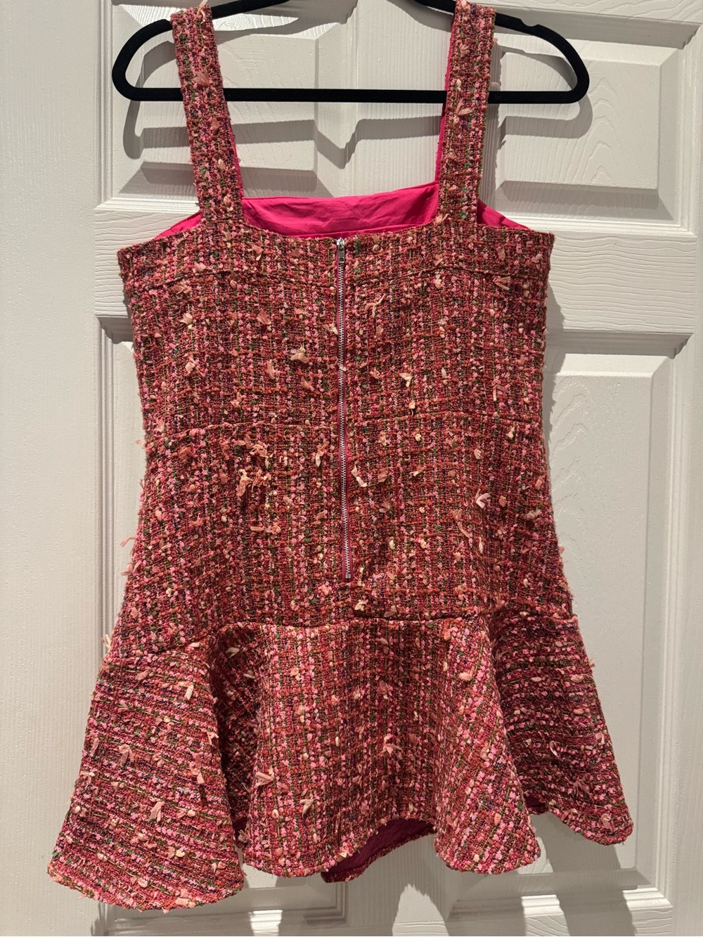 Pink Tweed Mini Dress - Picture 2 of 6